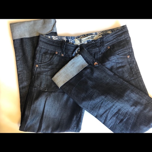 Dark blue ankle length jeans - Picture 4 of 5